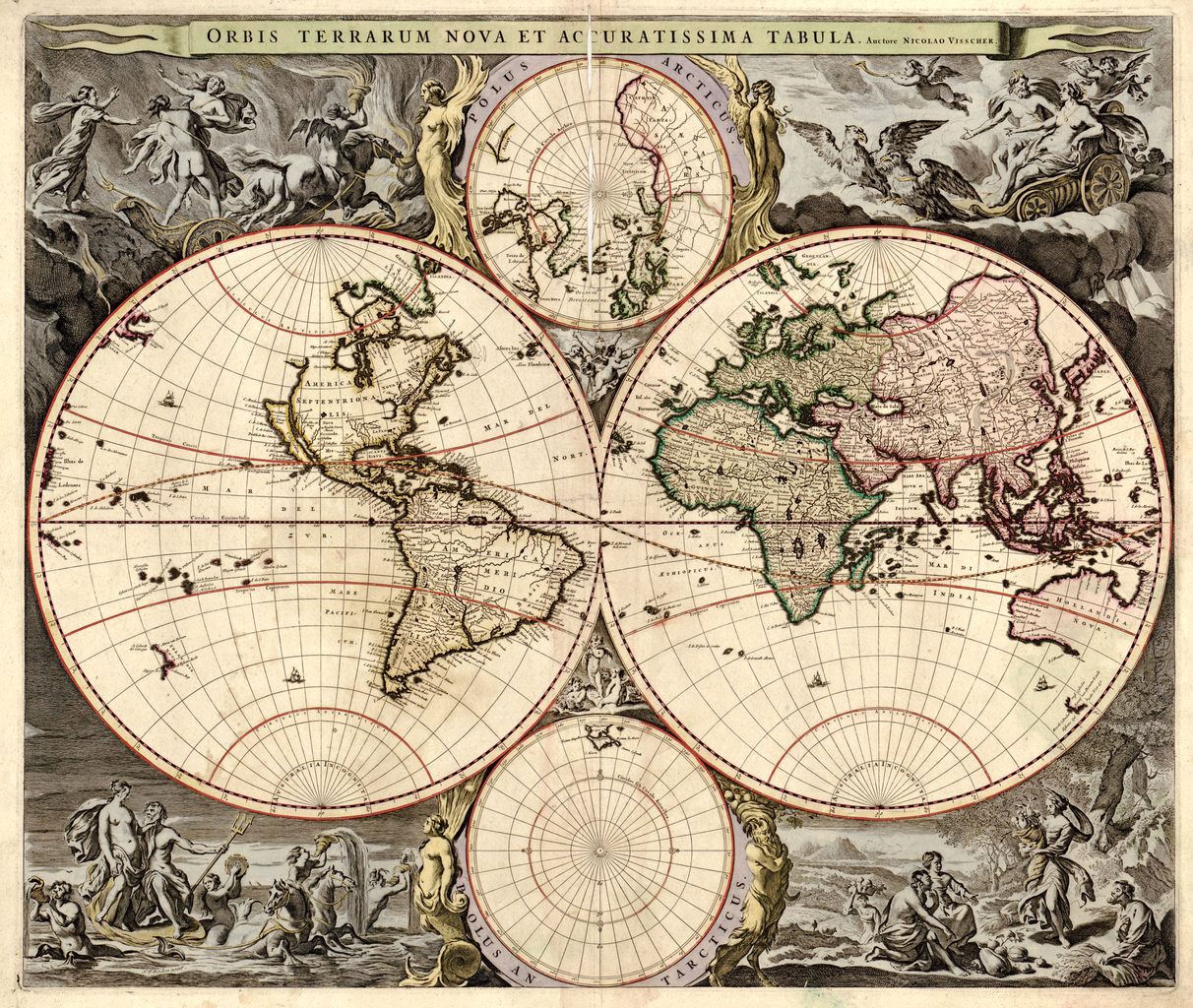 Mapa nuevo y preciso del mundo